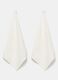 Set of 2 waffle weave tea towels in 100% cotton_0