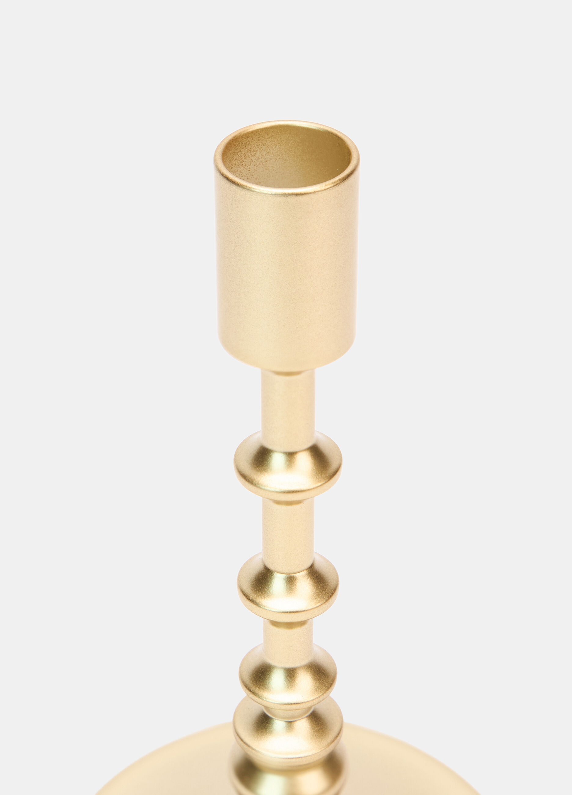 Candelabro grande in ferro satinato_1