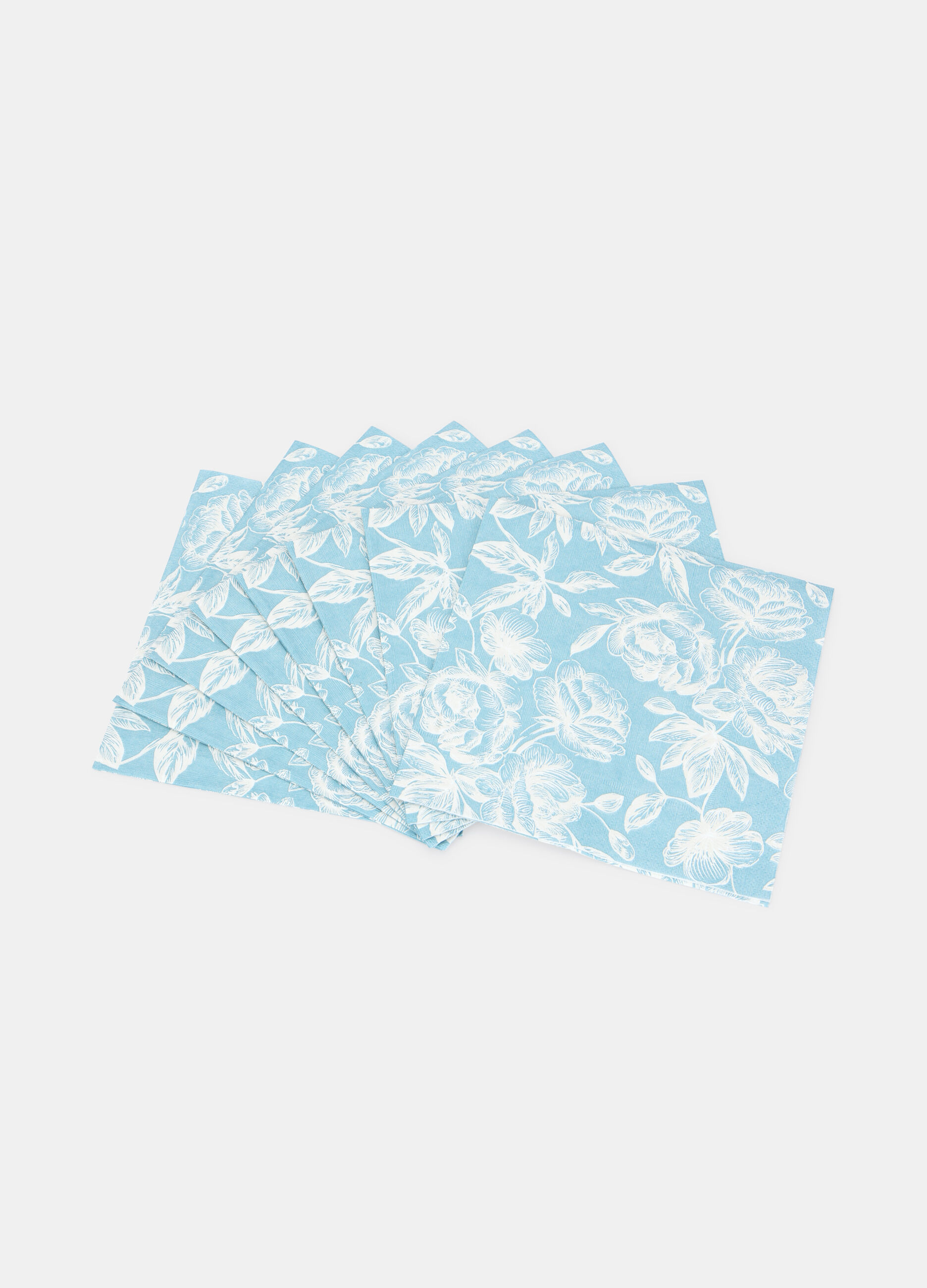 20 pack tovaglioli di carta a fiori Made in Italy