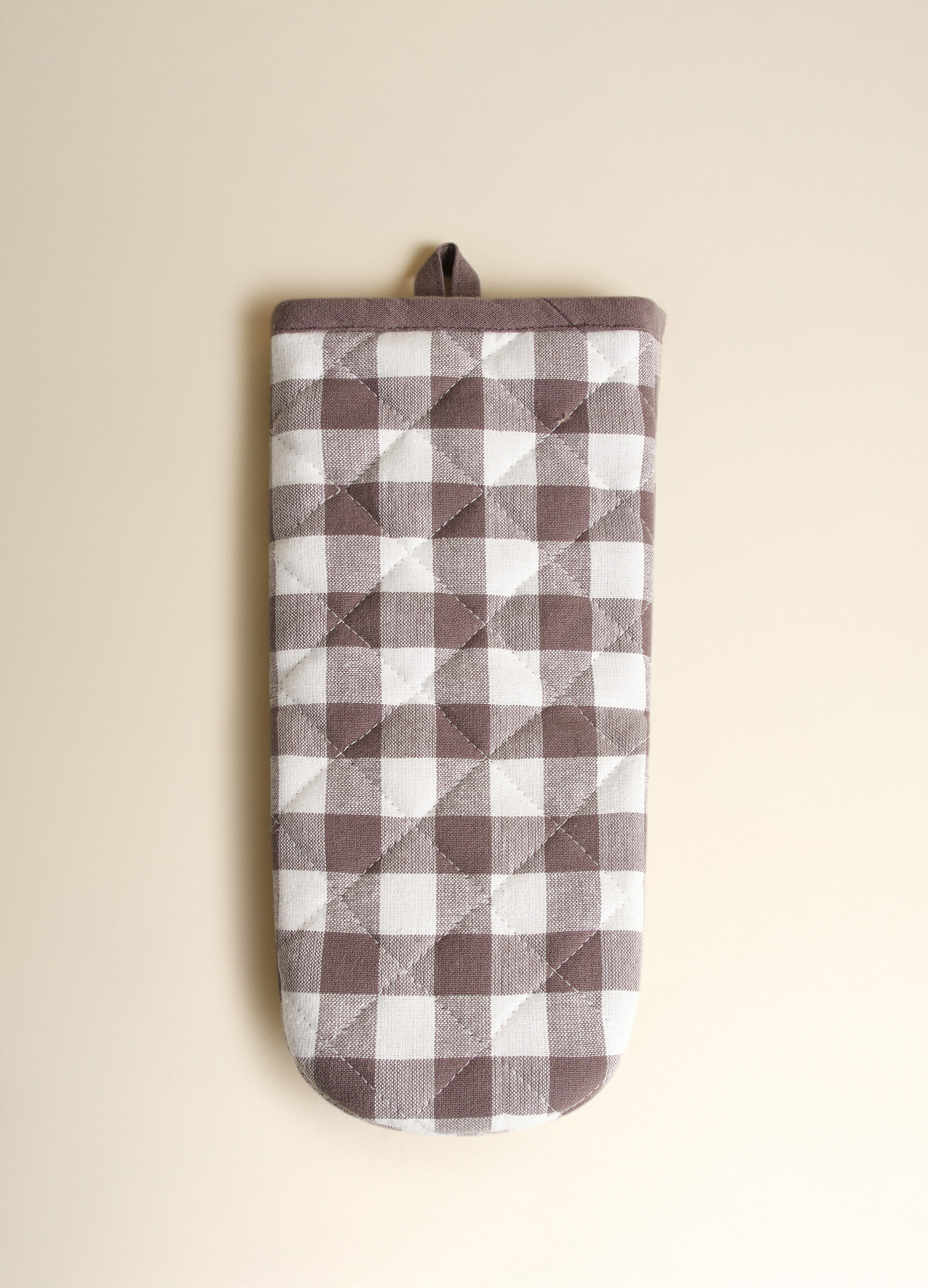 Guanto da cucina in cotone a quadretti_1