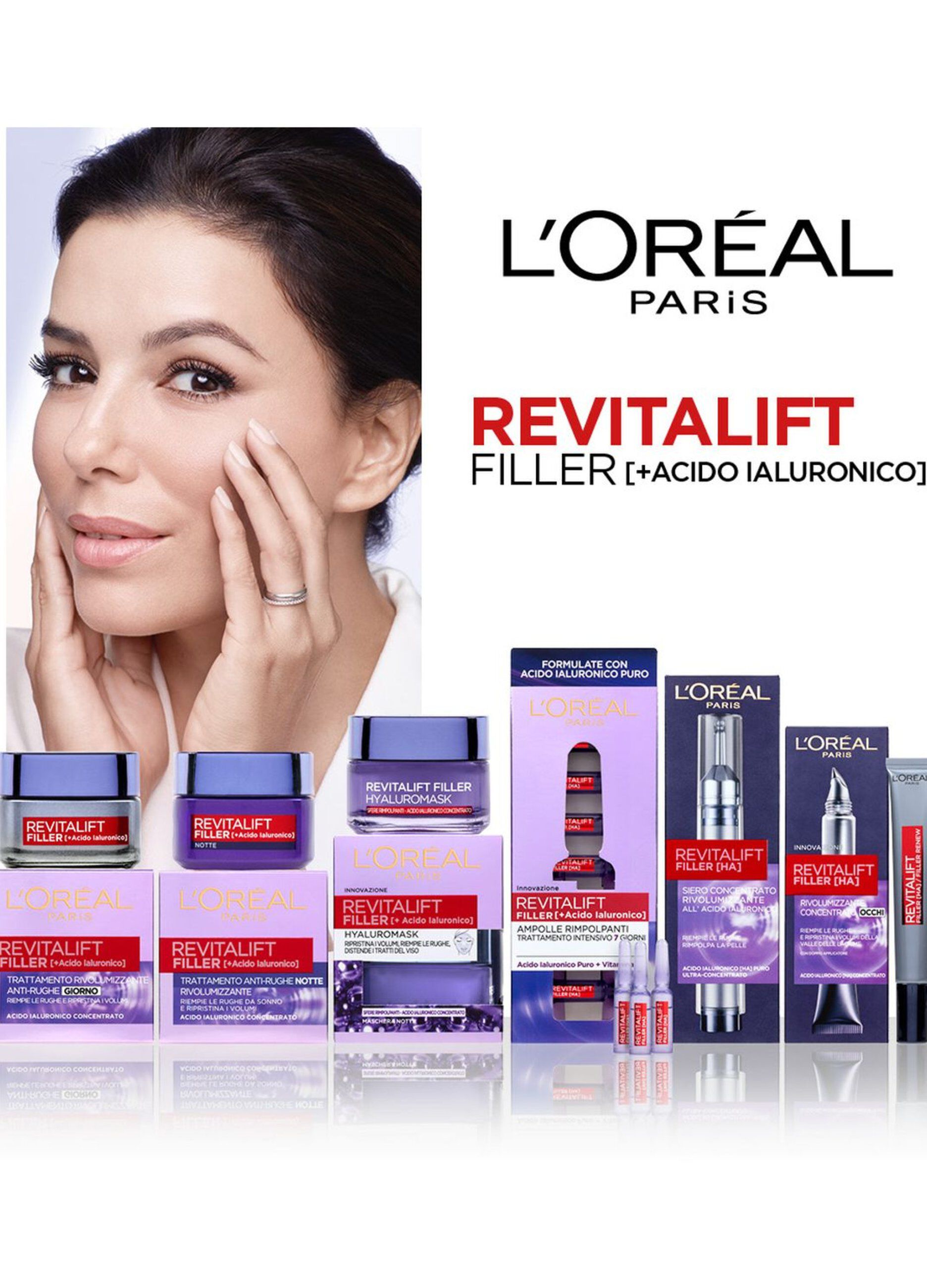 L'Oréal Paris Crema Viso Giorno Revitalift Filler, Azione Antirughe Rivolumizzante con Acido Ialuronico Concentrato, 50 ml._4