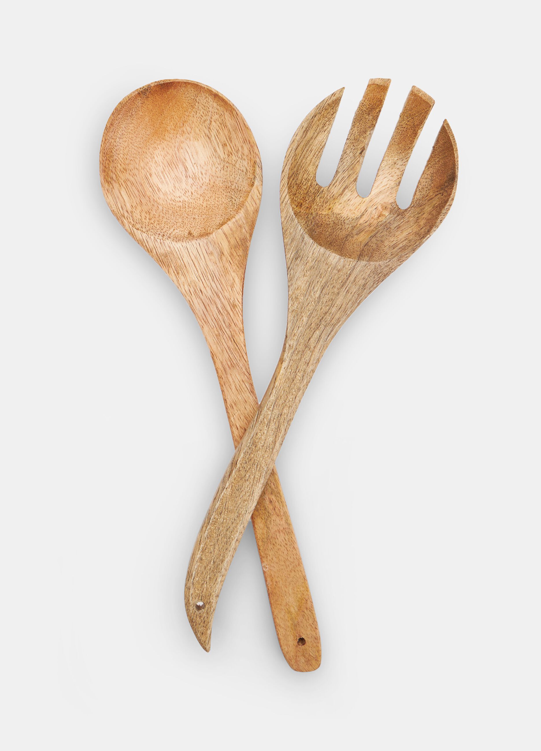 Set 2 cucchiai insalata in legno di mango_0