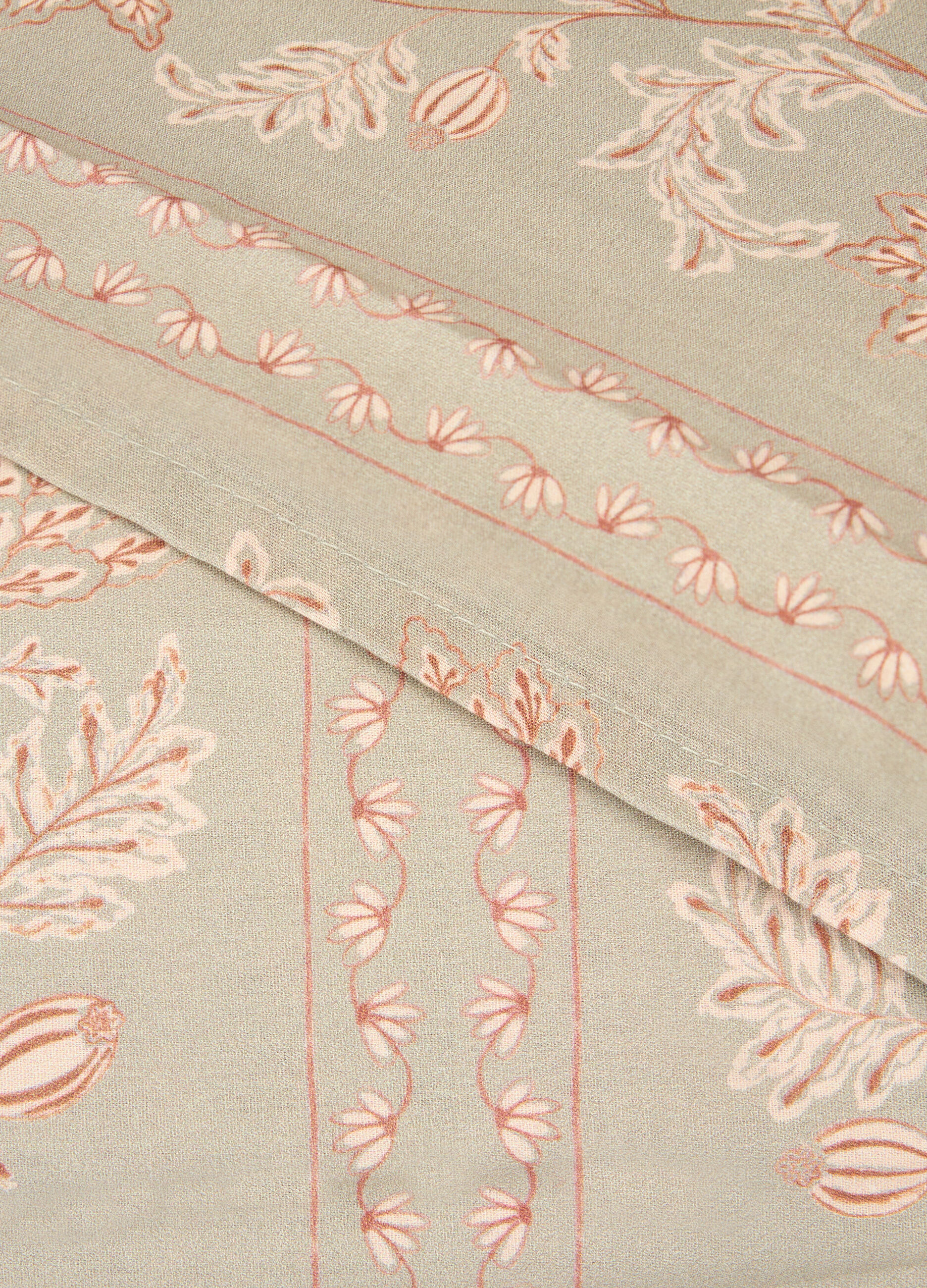 Parure copripiumino matrimoniale in percalle a fiori_1