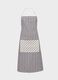 Striped apron in 100% cotton_0