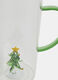 Brocca in vetro con albero di Natale_1