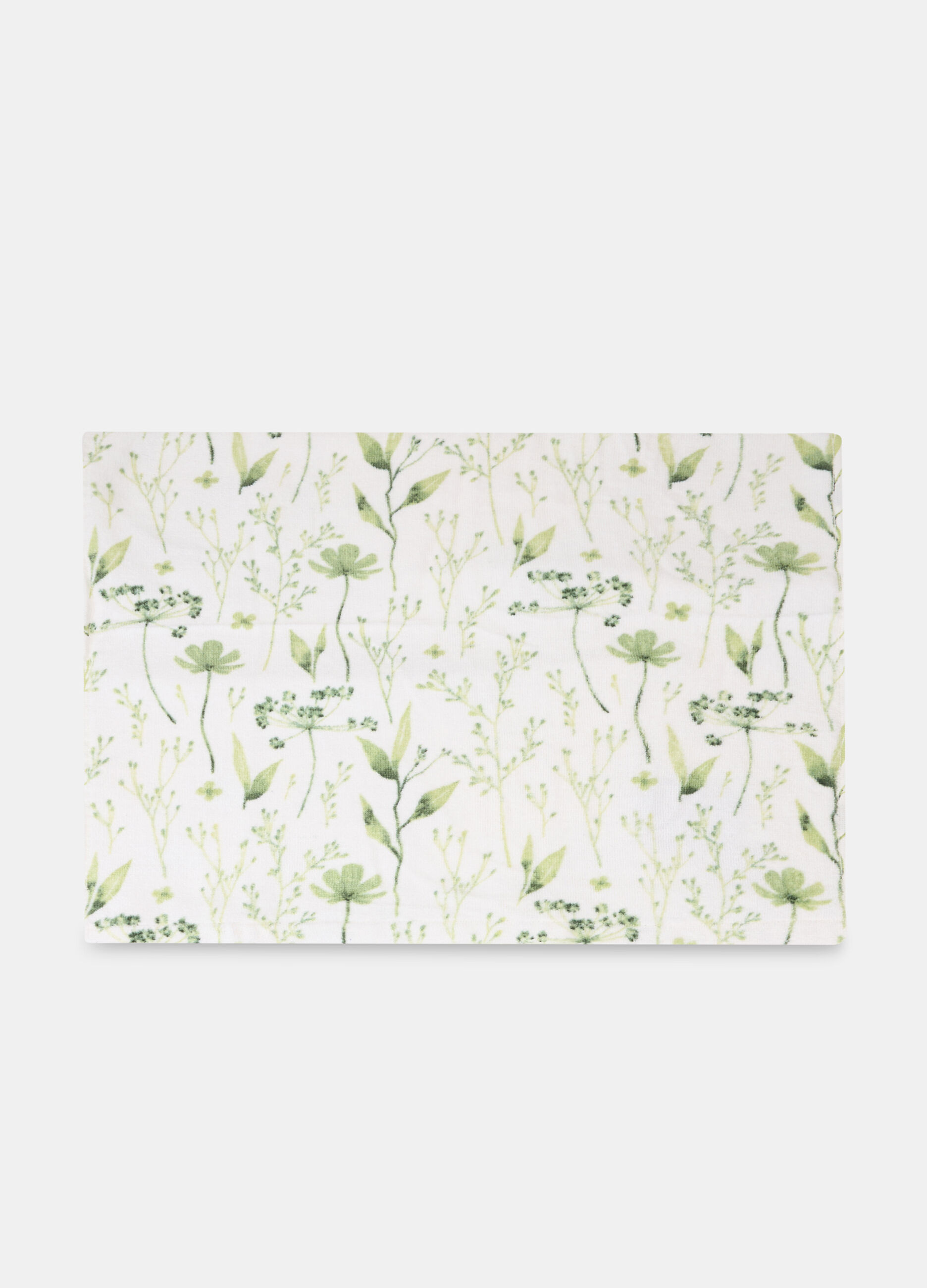 Telo doccia con stampa botanica_1