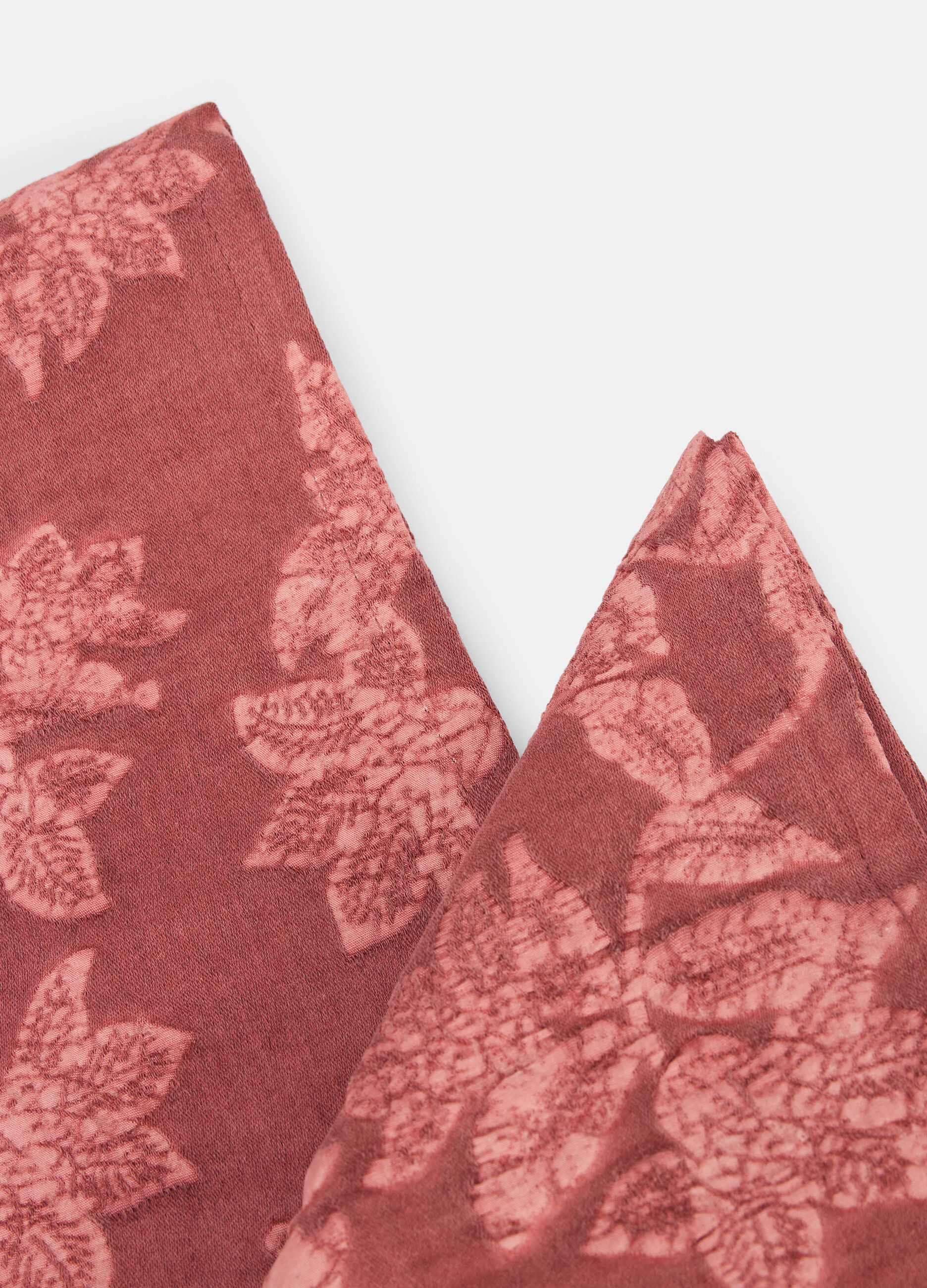 2 pack tovaglioli in cotone lavato con stampa jacquard