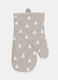 Guanto da forno in cotone a cuori_0