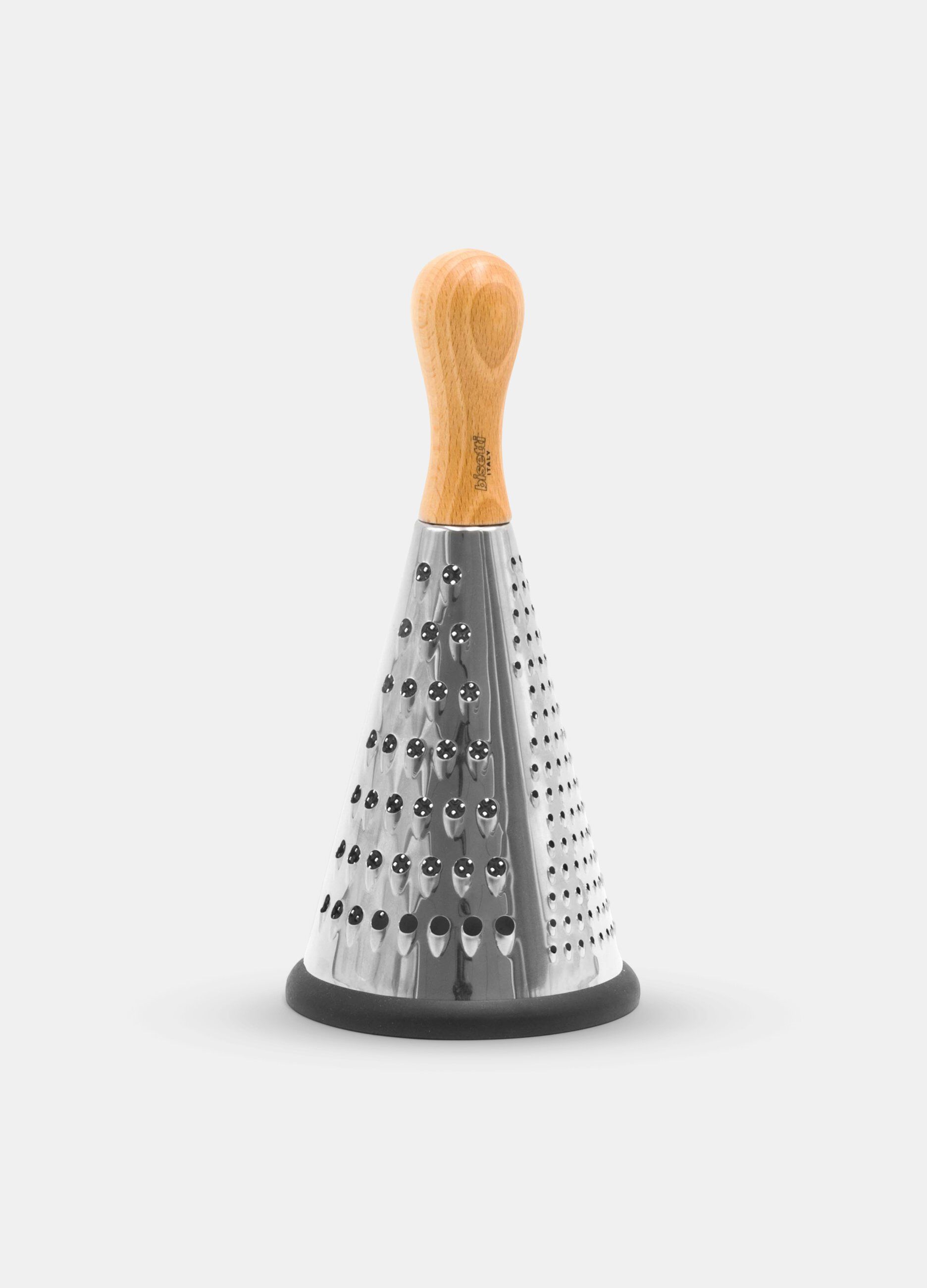 Grattugia conica in legno e acciaio inox Made in Italy_0