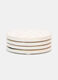 Set 4 sottobicchieri in ceramica con stelle dorate_0