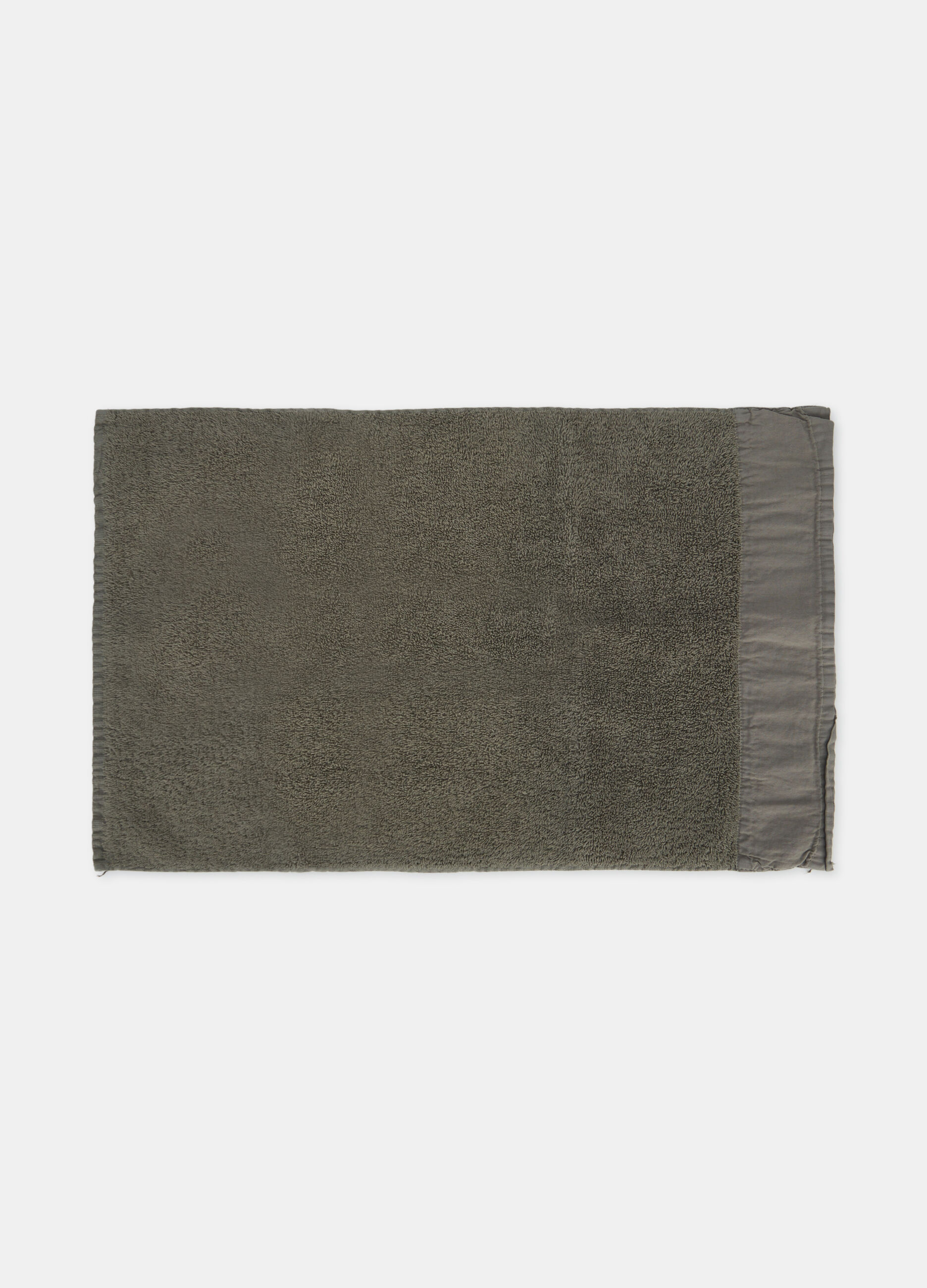 Asciugamano ospiti in cotone con fascia liscia_1