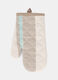 Guanto da cucina in cotone a righe_0