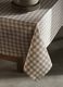 Square tablecloth in check cotton_1