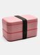 Double compartment lunch box in bioplastic_0