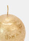 Candela sfera con motivo dorato_1
