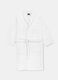Bathrobe with pockets in 100% cotton_0