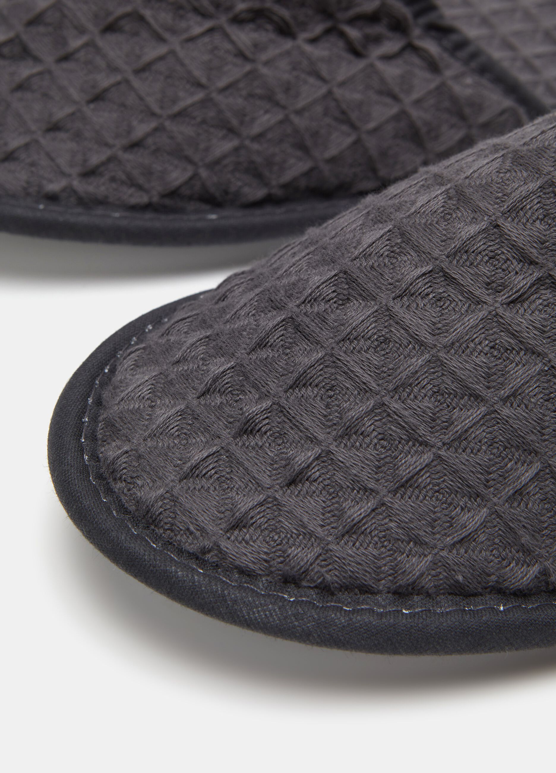 Ciabatte a nido d'ape in puro cotone_1