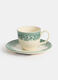Tazzina da caff&egrave; natalizia in ceramica dipinta_0