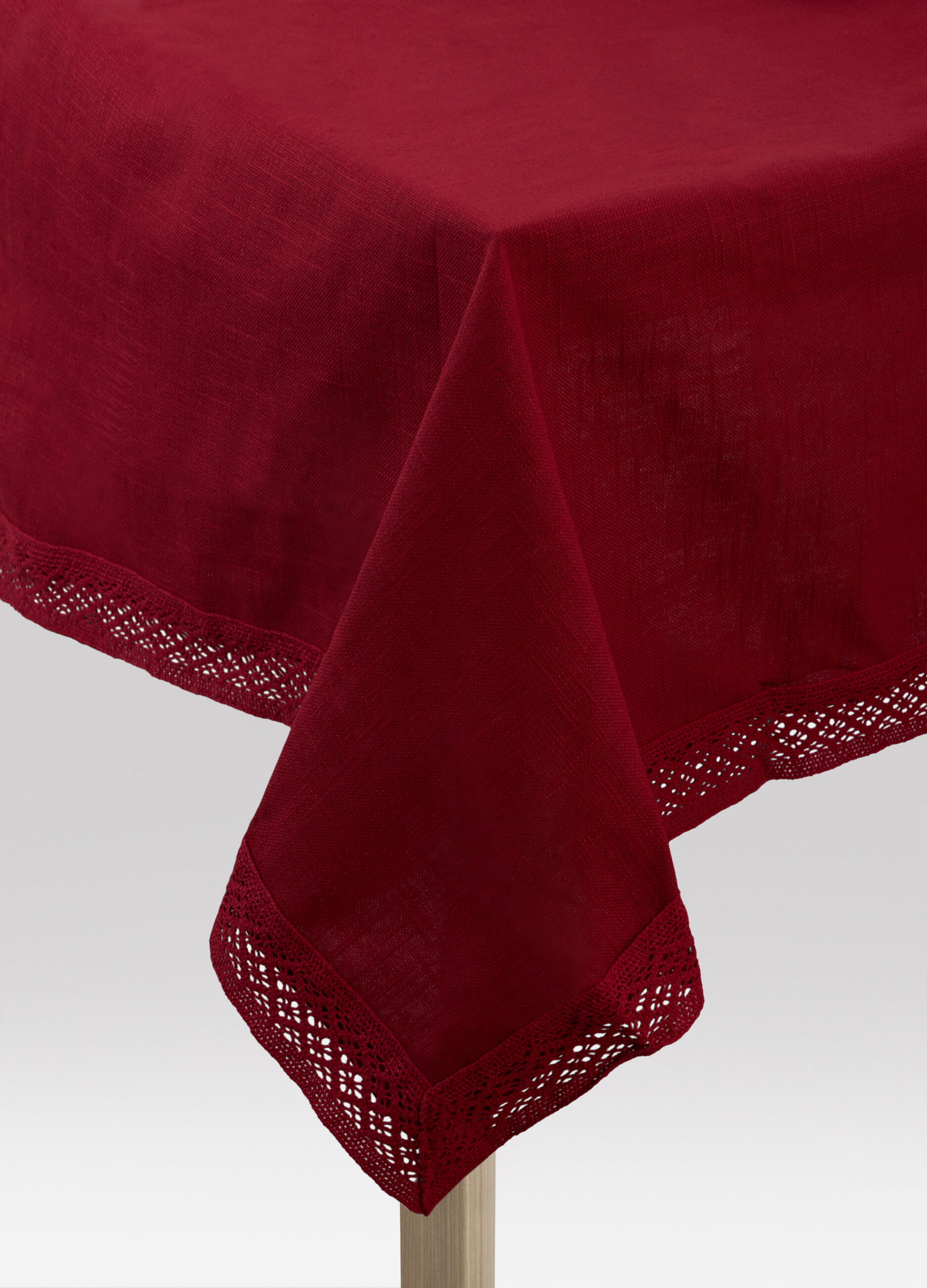 Tovaglia 10 posti in cotone con orlo_0