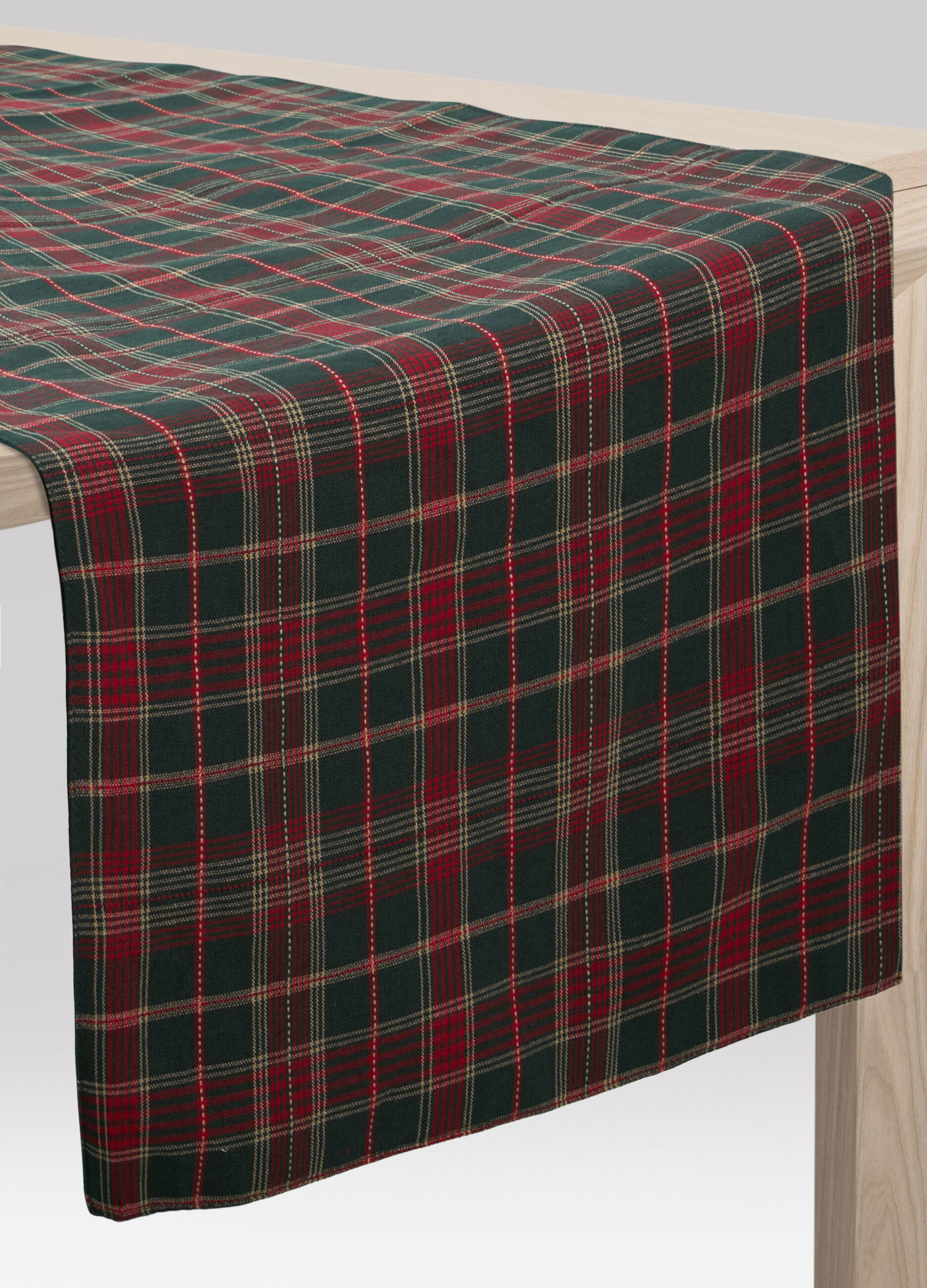 Runner in cotone tartan_0