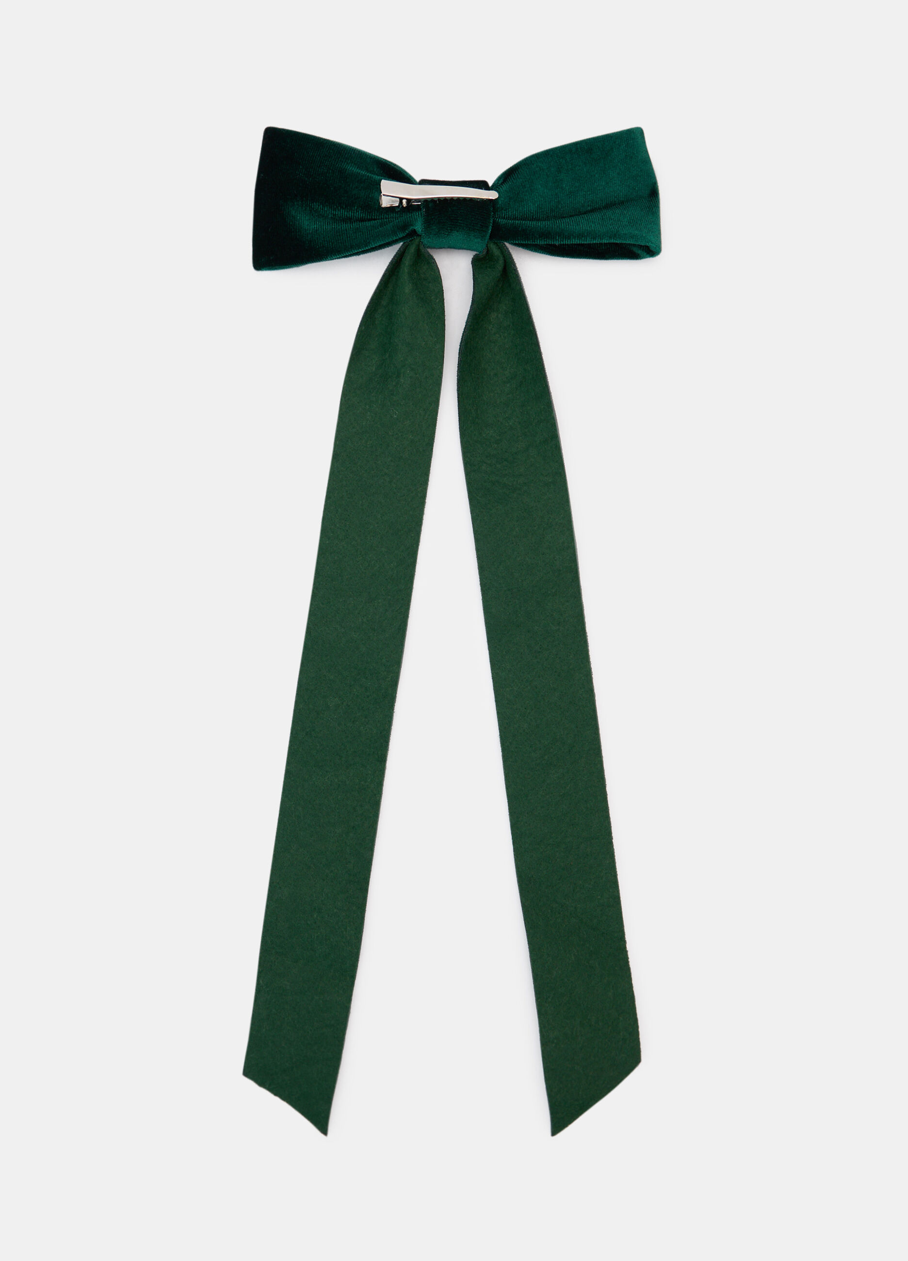 Fiocco in velluto con molletta_1