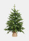 Albero di Natale con base in iuta_0