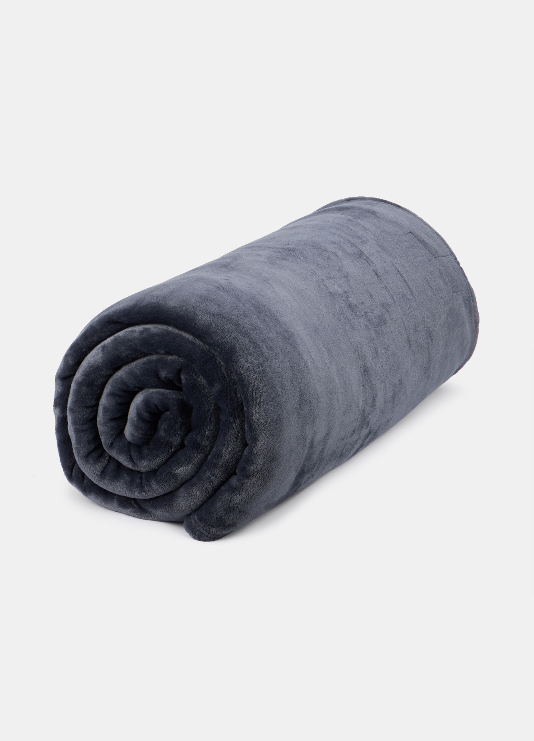 Coperta peluche a due piazze con bordo_0