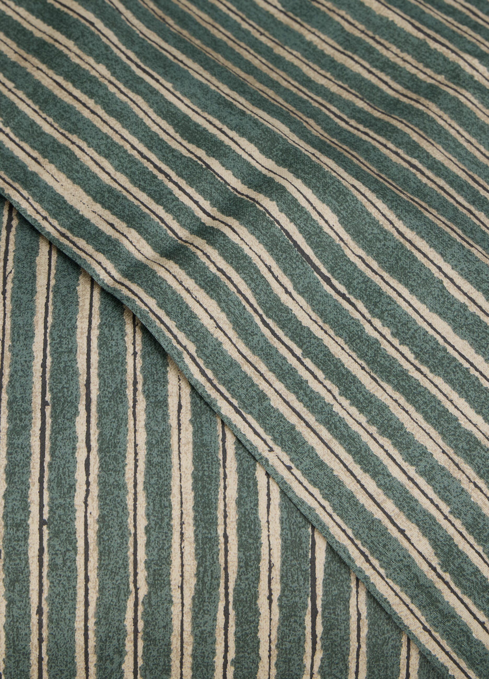 Parure copripiumino matrimoniale in cotone e bamb&ugrave; a righe_1