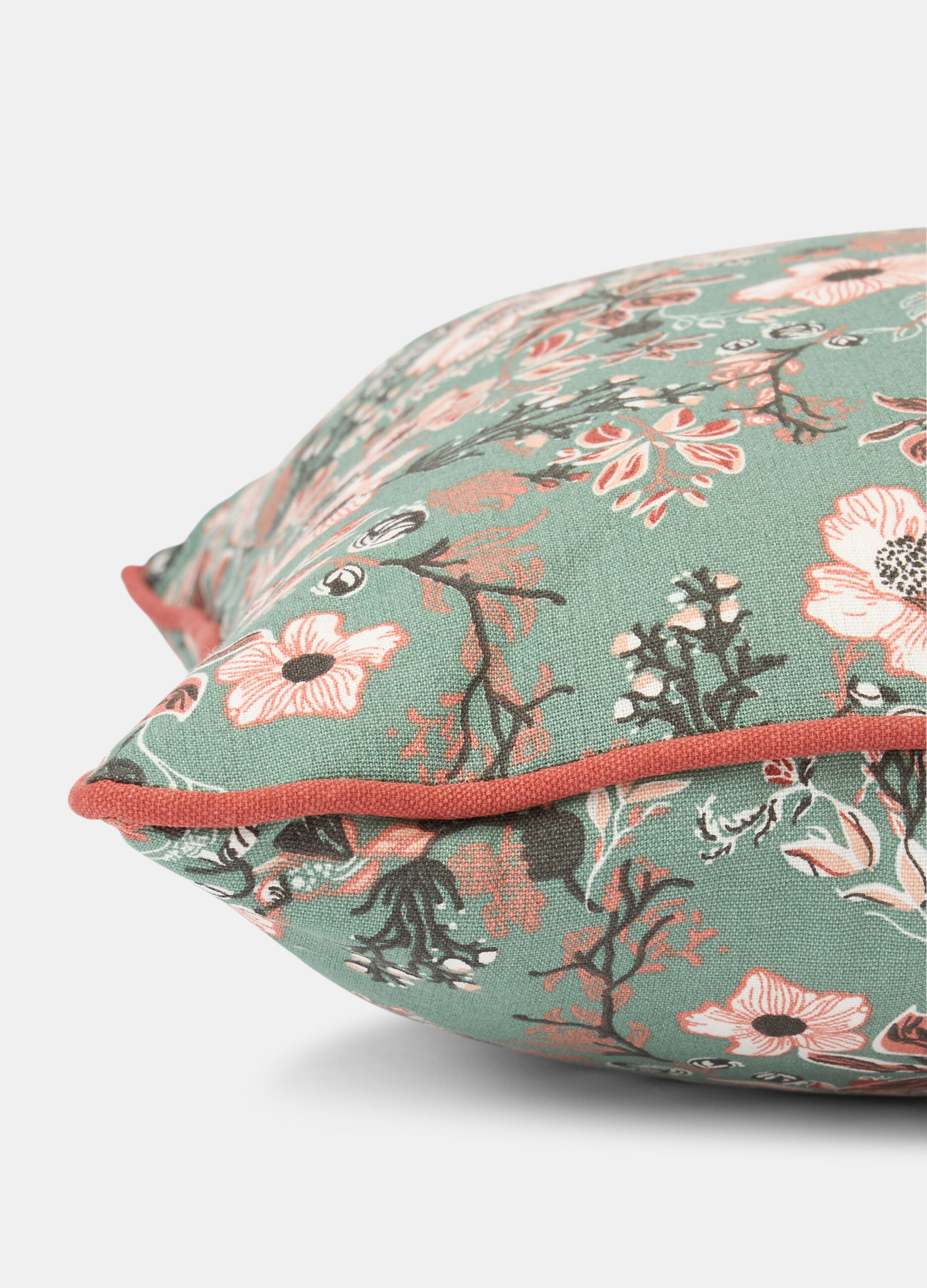 Cuscino quadrato con motivo a fiori_1