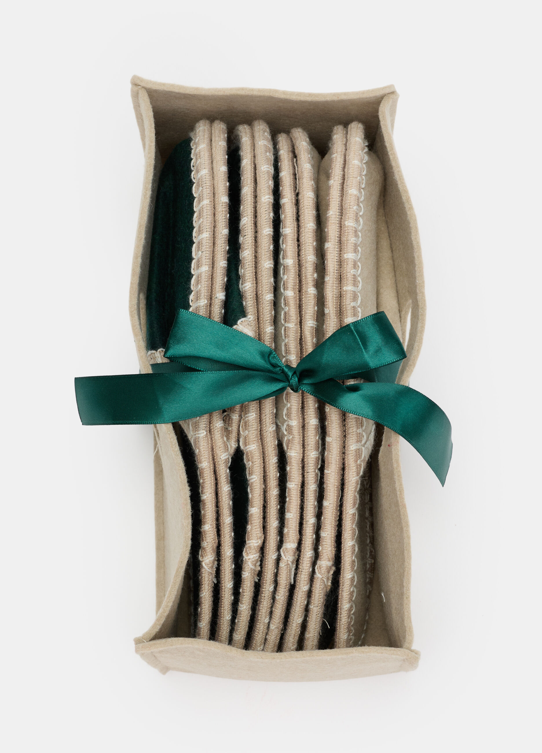 4 pack pantofole per ospiti bicolore_0