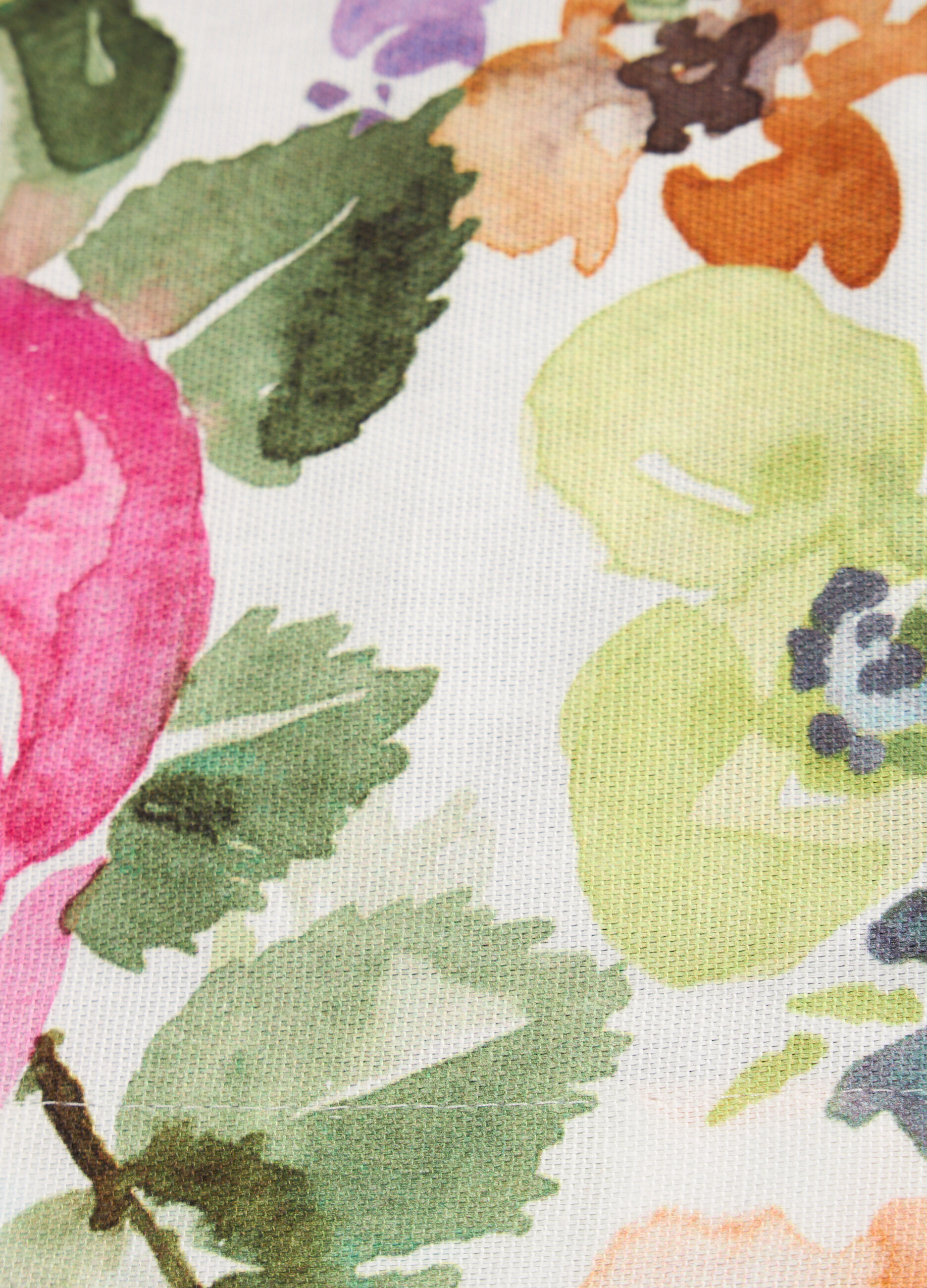 Runner in cotone a fiori_1