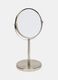 Mirror with stand in steel_0