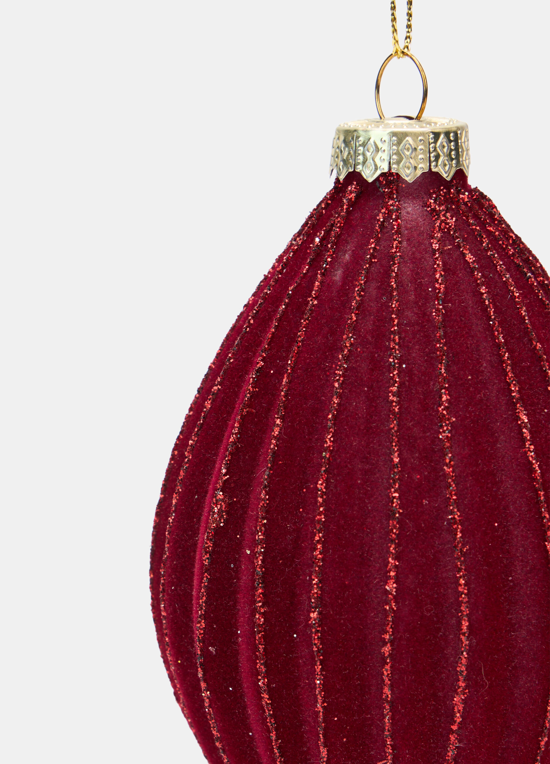 Pallina allungata rivestita in velluto_1