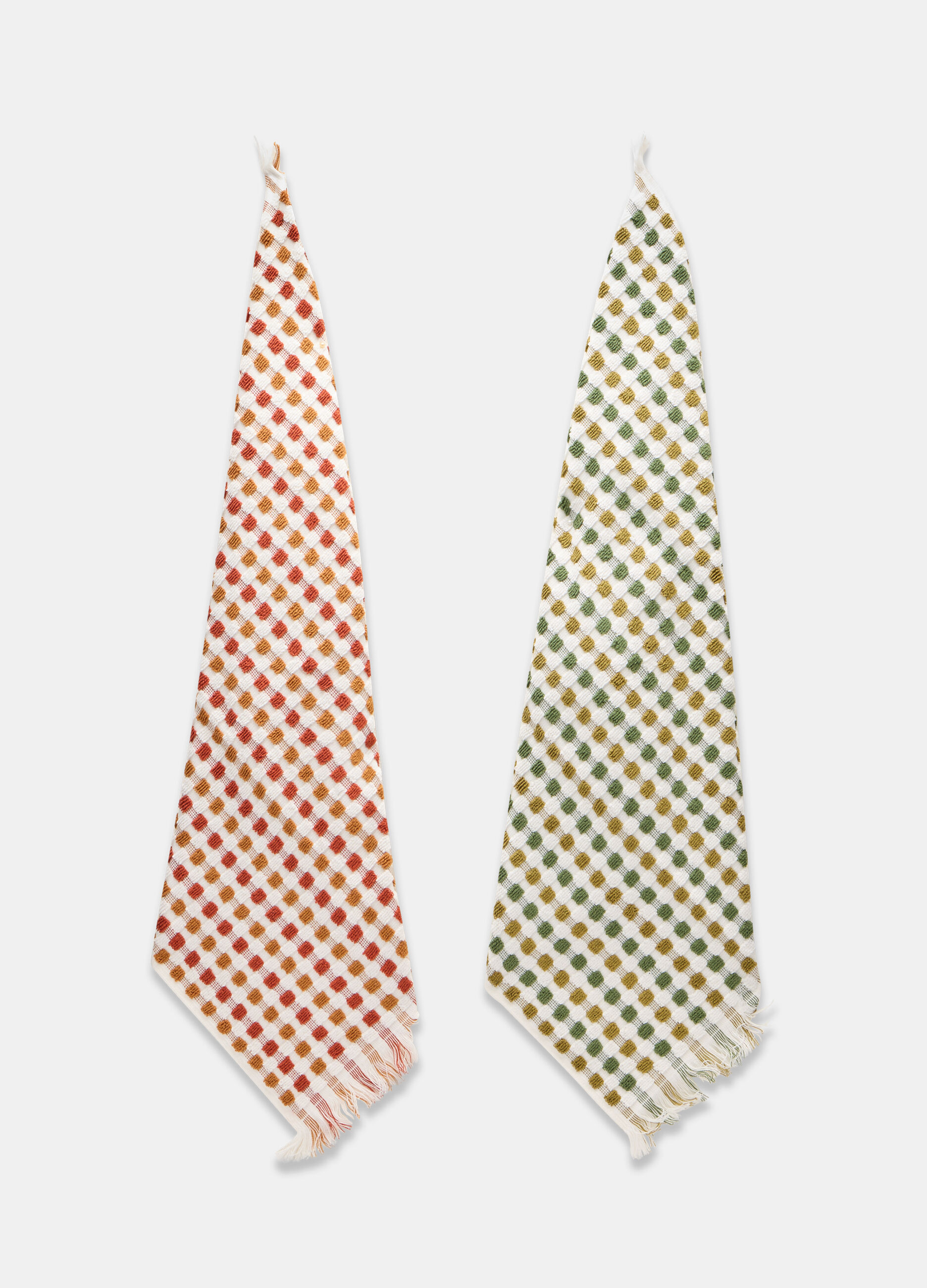 2 pack strofinacci da cucina in spugna di cotone_0