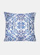 Square cushion with ceramic motif_0