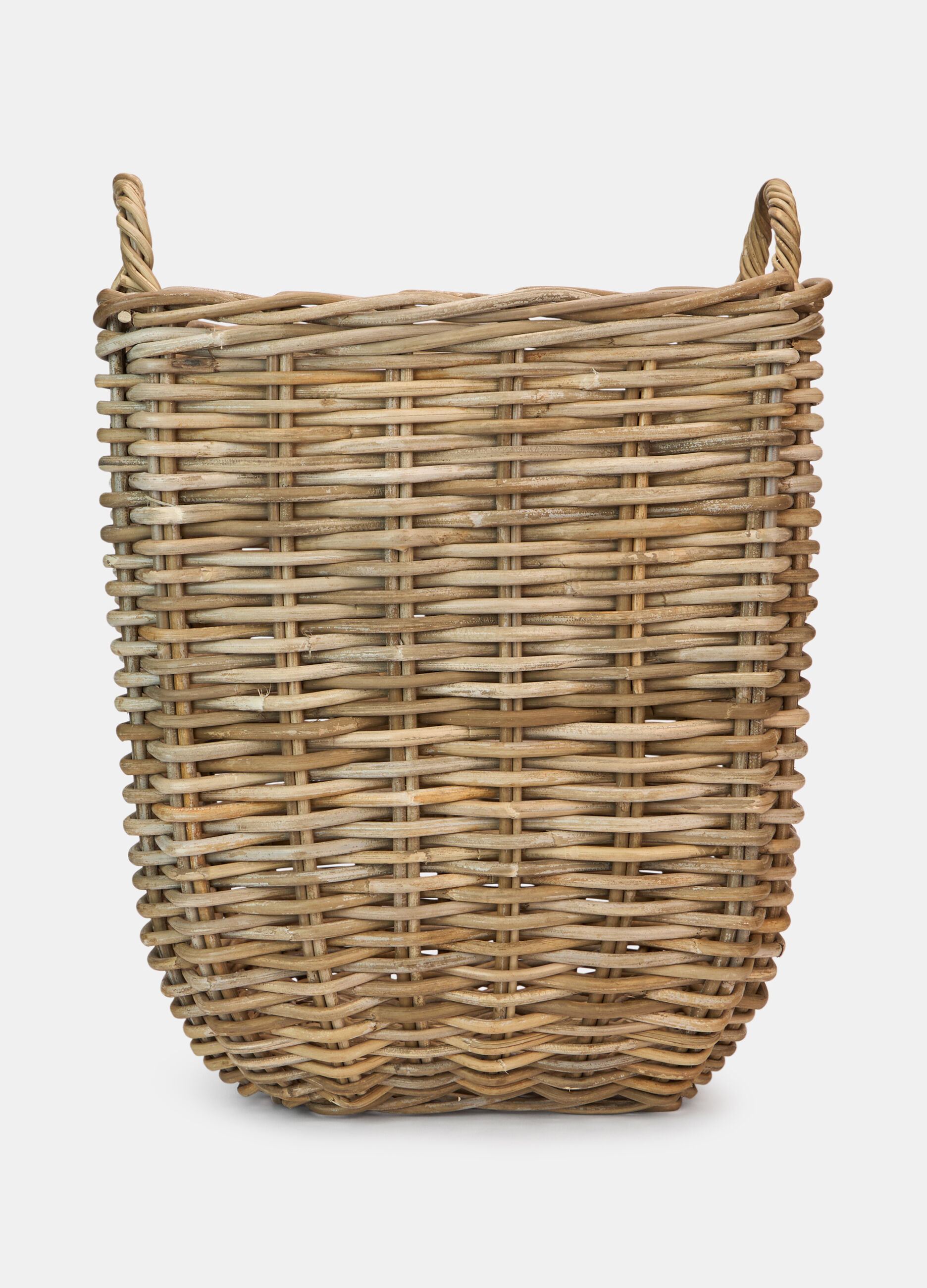 Cesto alto in vimini con manici_0