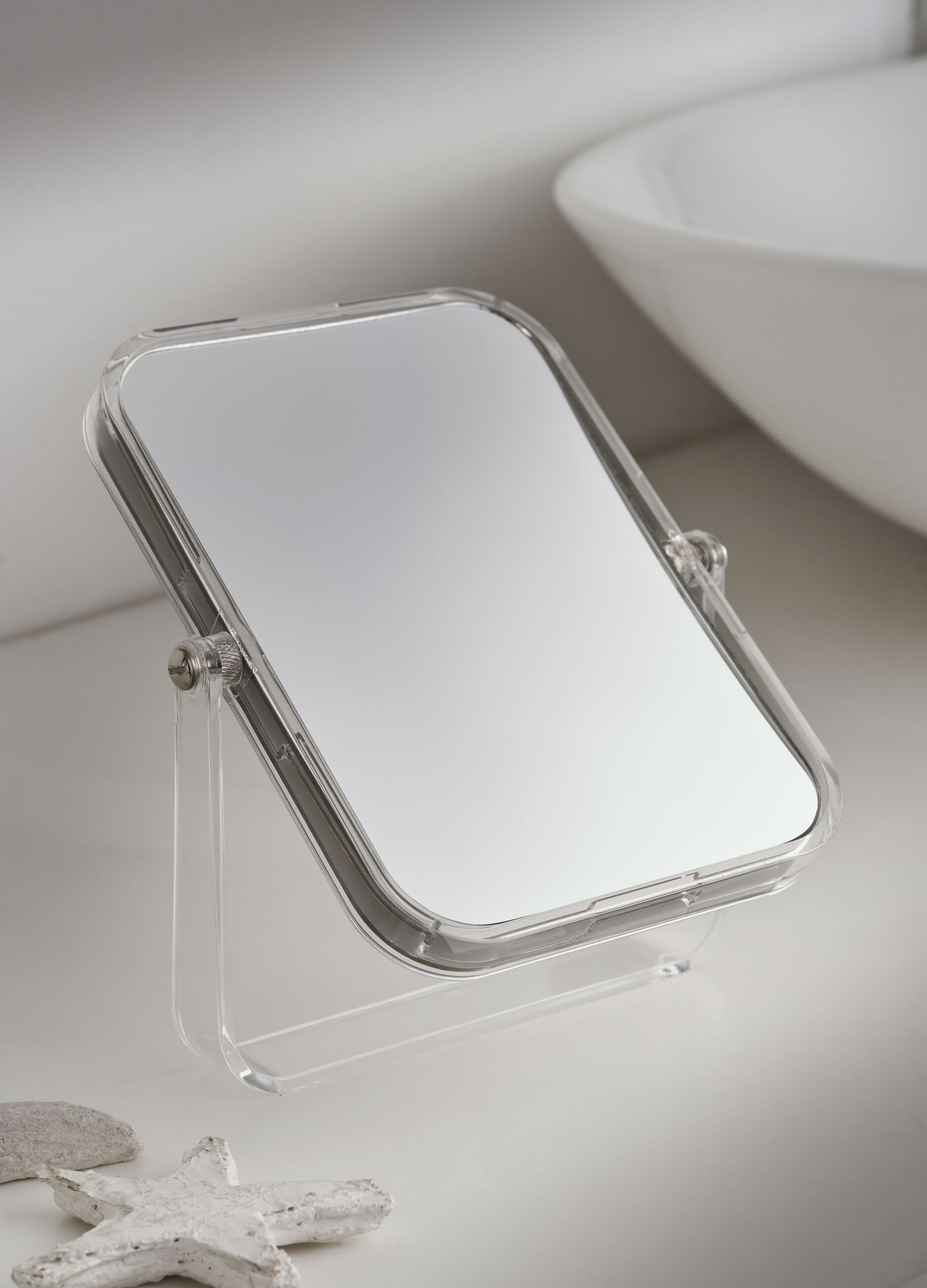 Specchio da tavolo con bordi in plastica_0