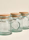 Set of 3 jars in recycled glass Made in Spain_2