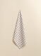 Check cotton tea towel _1
