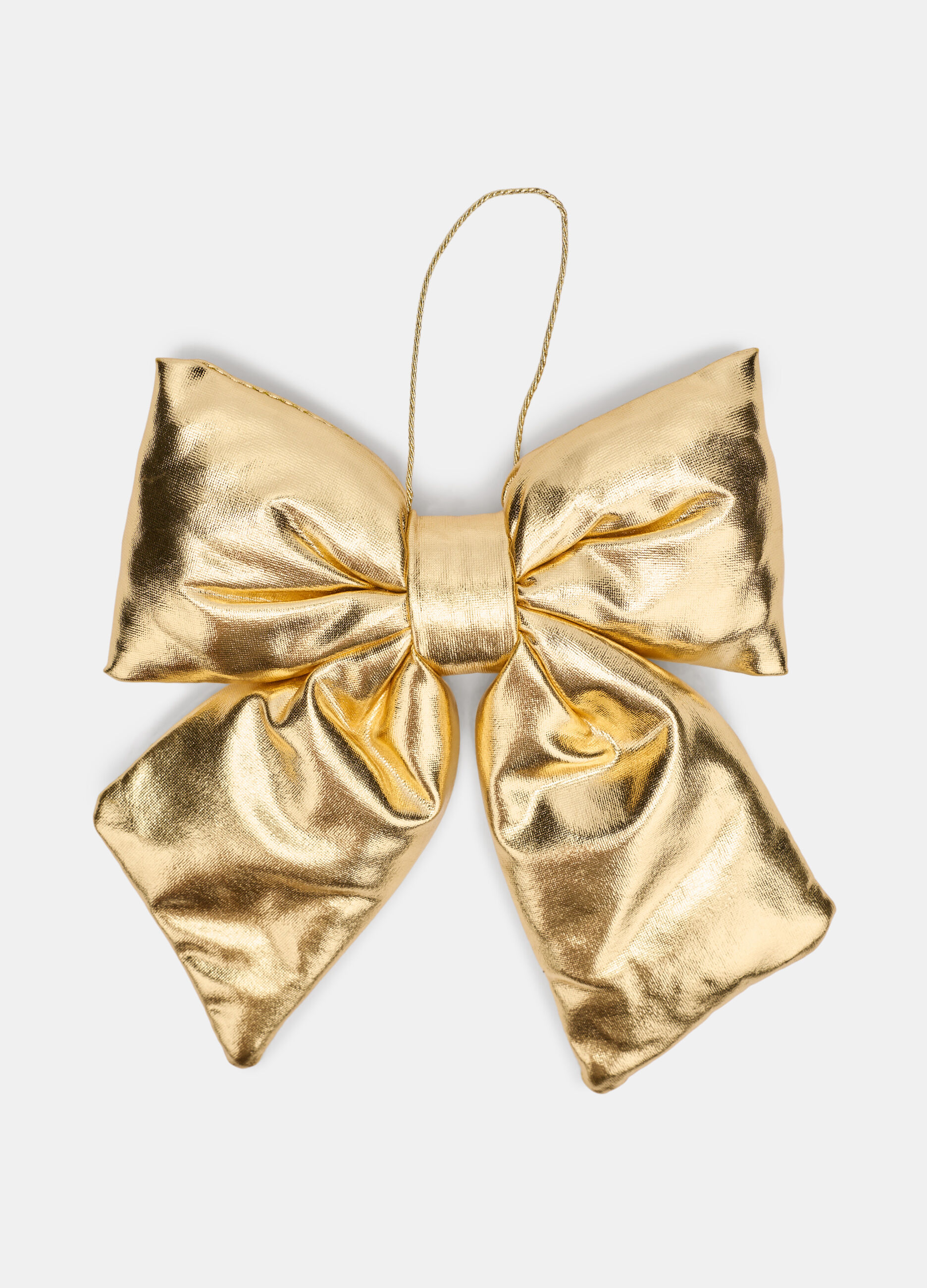 Fiocco piccolo in tessuto lamè_0