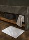 100% cotton shower mat with trim_0