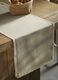 Stainproof table runner with fringes_0