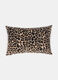 Cuscino rettangolare con motivo animalier_0