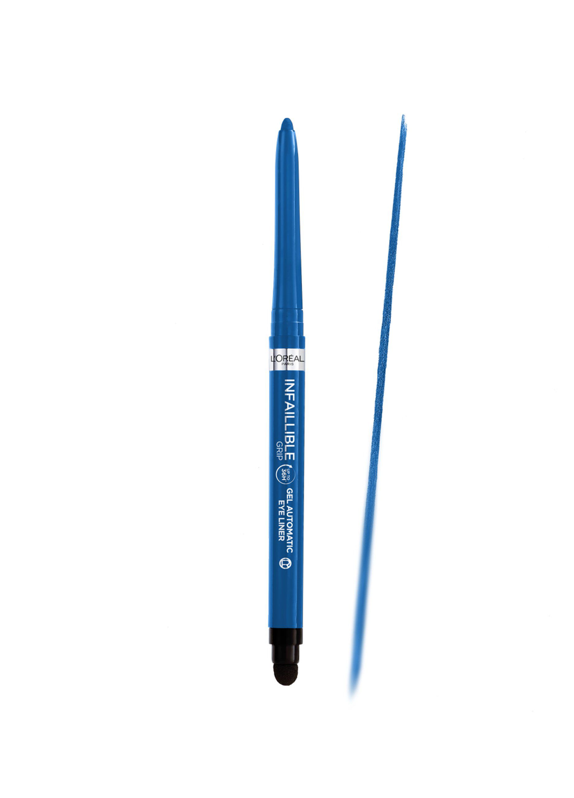 L'Oréal Paris Matita Automatica in Gel Infaillible 36H Grip Liner, Tratto Sfumabile a Lunga Tenuta, Waterproof, Formula in Gel, Tonalità: 05 Blue Jersey._1