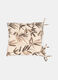 Cuscino coprisedia in cotone con stampa olivo_0