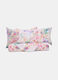 Parure copripiumino letto singolo con stampa di fiori colorati_0