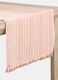 Rectangular cotton table runner with stripes_0
