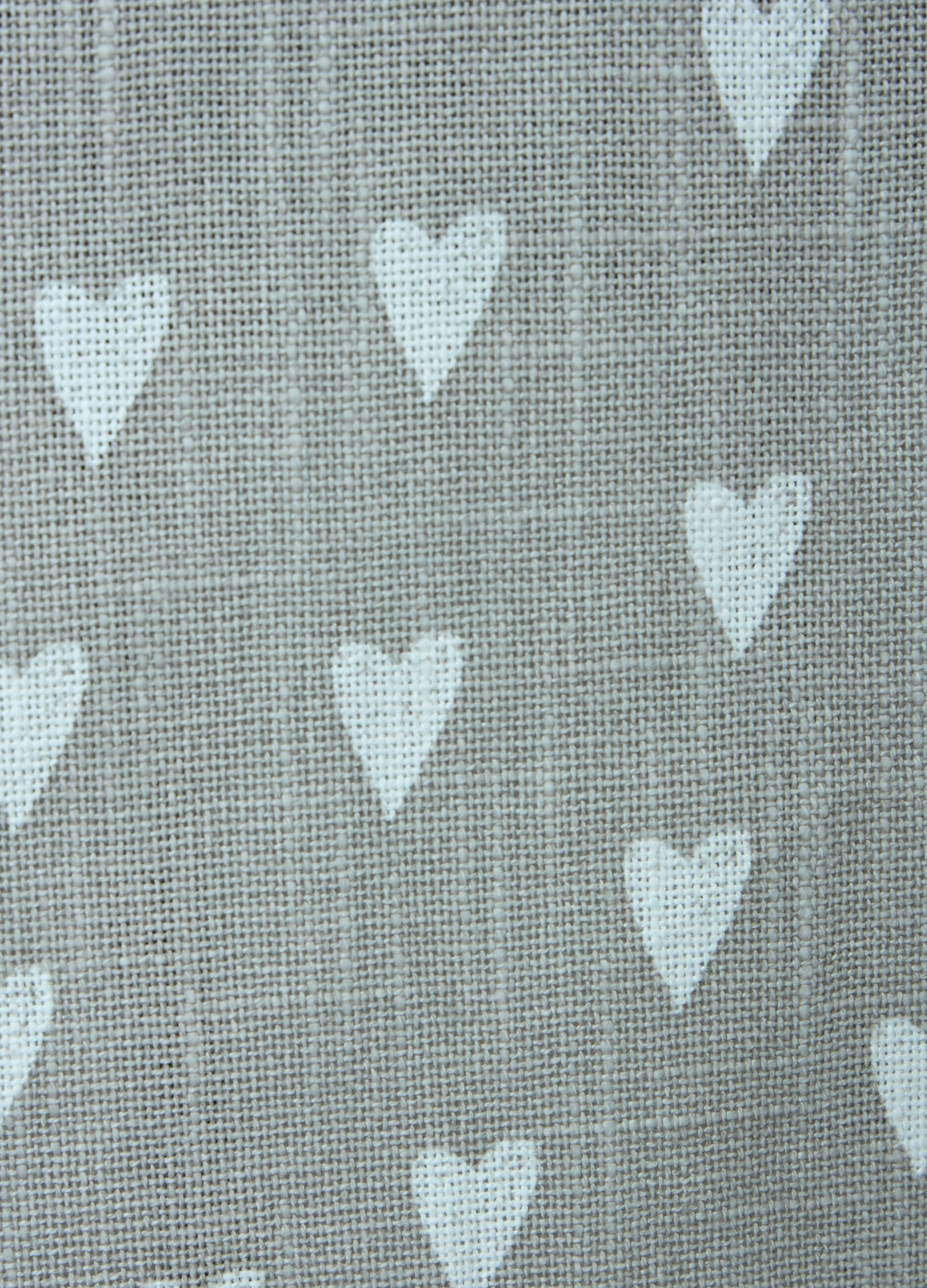 Tovaglia quadrata in cotone a cuori_1