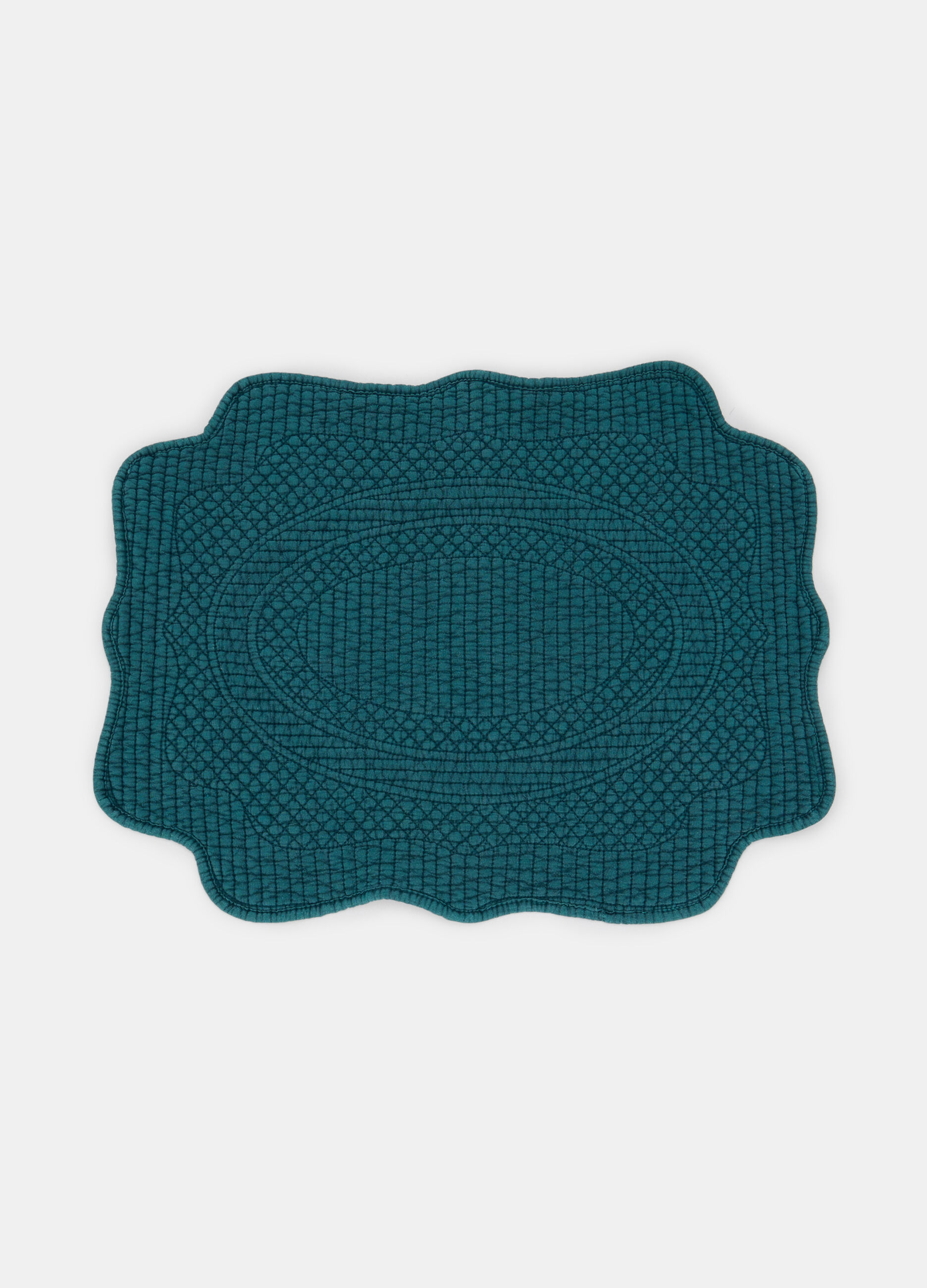 Tovaglietta trapuntata in cotone tinto capo_0