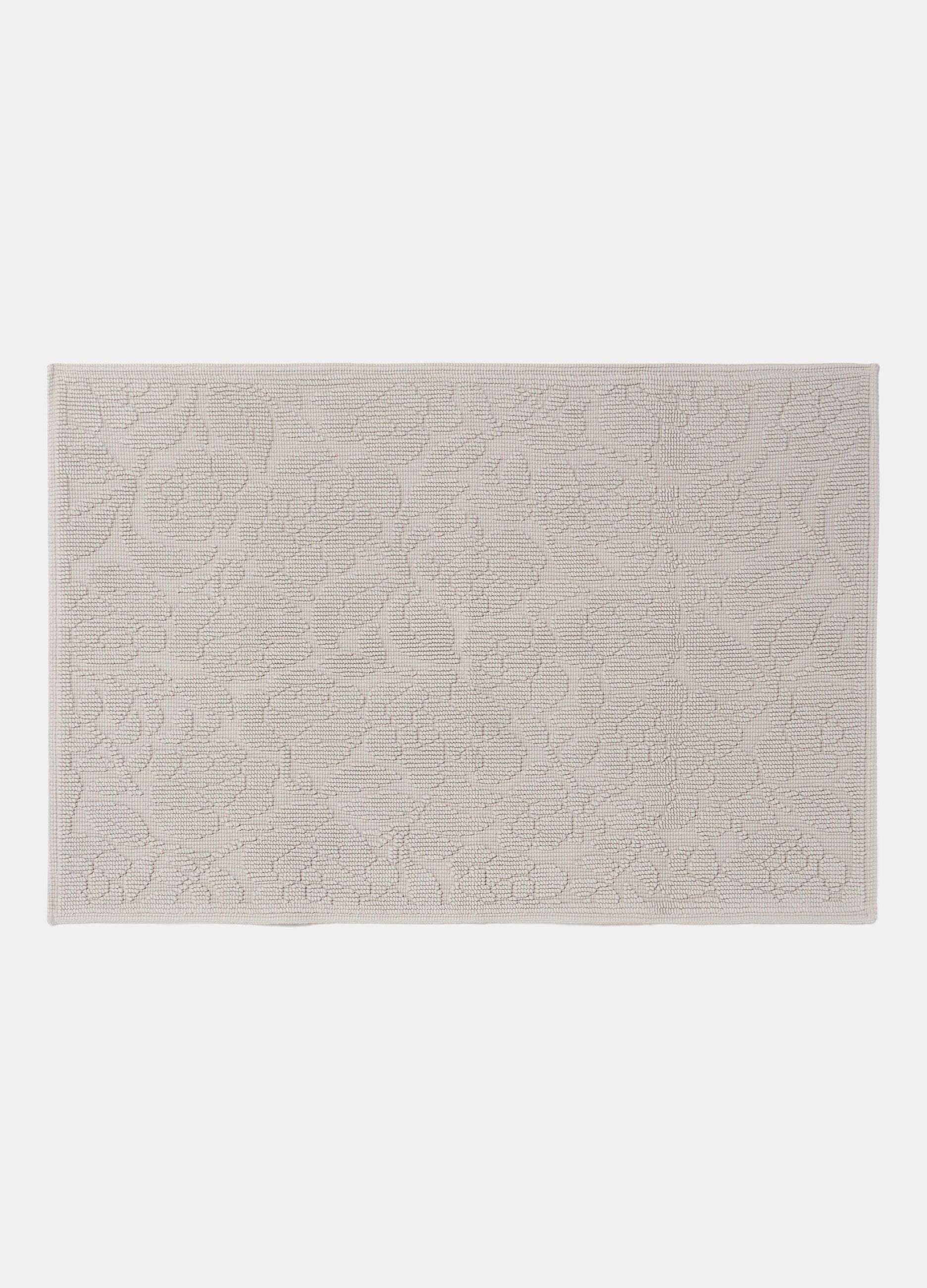 Tappeto in puro cotone jacquard Made in Portugal_0